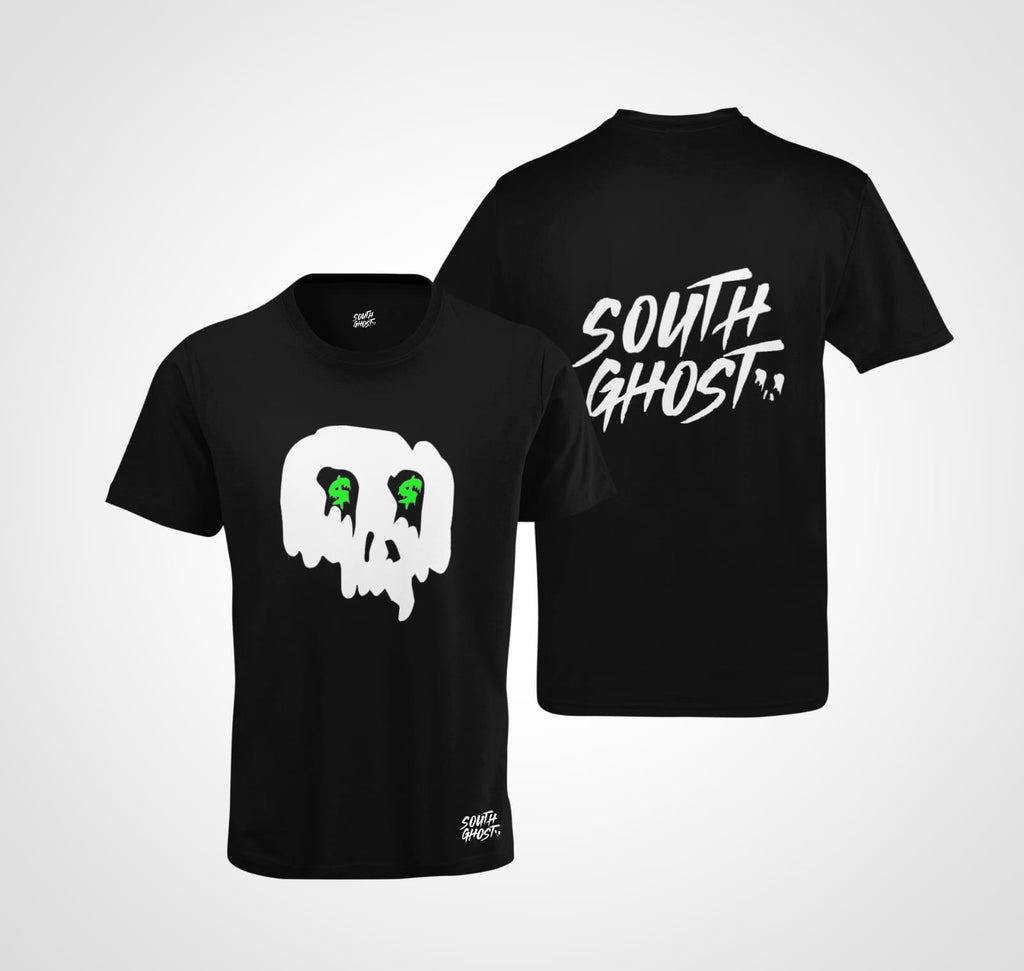 T-Shirt Round Neck SG "Skull" Green